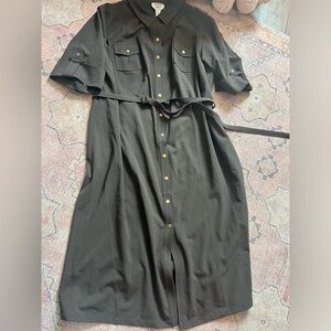 Talbots size 18W brown dress